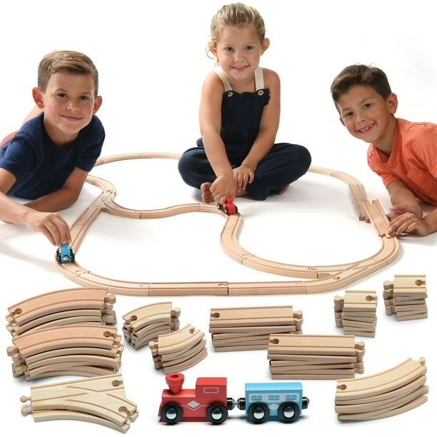 Choo Choo Track & Toy Co Milk Tank Car magnetic wooden train
